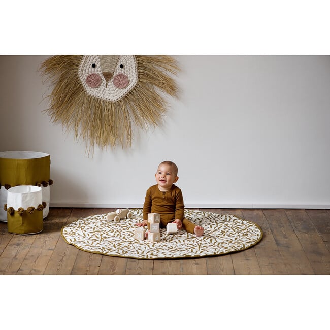 Organic Cotton Reversible Playmat, Sand Castle - Playmats - 3