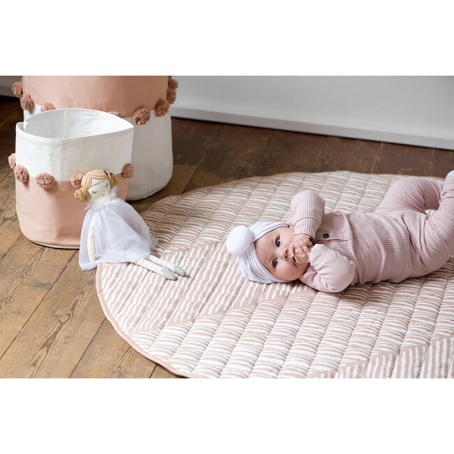 Organic Cotton Reversible Playmat, Sea Shell - Playmats - 4