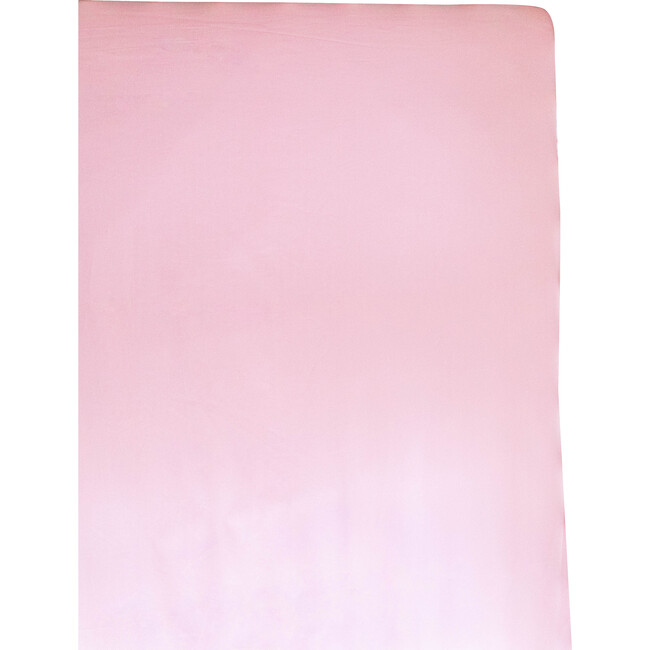 Organic Solid Color Crib Sheet, Rose