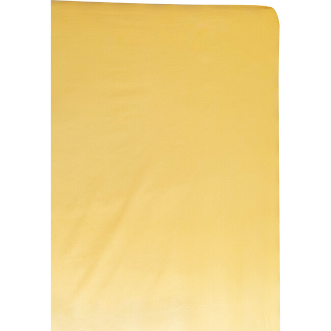 Organic Solid Color Crib Sheet, Dandelion