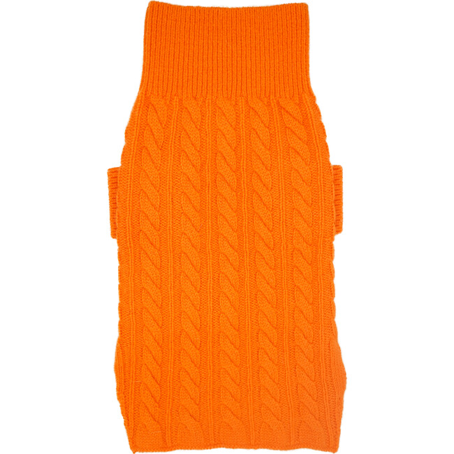 The Rufus Sweater, Tangerine - Dog Clothes - 1