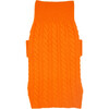 The Rufus Sweater, Tangerine - Dog Clothes - 1 - thumbnail