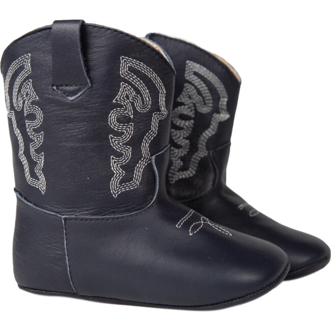 Baby Cowboy Boot, Blue Plano