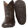 Baby Cowboy Boot, Chocolate Plano - Boots - 2