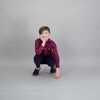 Reece Camp Shirt, Navy Red Check - Shirts - 5