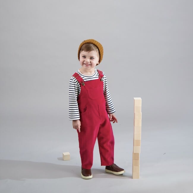 Brooks Overall, Red Corduroy - Overalls - 3