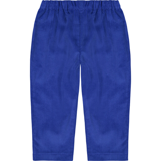 Luke Pull On Pant, Royal Blue Corduroy - Pants - 1