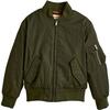 Hany Bomber Jacket, Khaki Green - Jackets - 1 - thumbnail