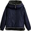 Habitat Faux Fur Reversible Jacket, Navy/Grey - Coats - 1 - thumbnail
