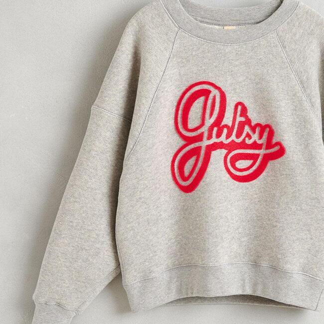 Fade Gutsy Sweatshirt, Gray - Sweatshirts - 2
