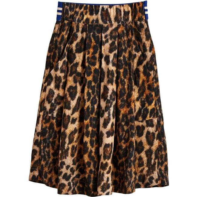 Amici Leopard Skirt, Multicolor - Skirts - 1
