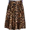 Amici Leopard Skirt, Multicolor - Skirts - 1 - thumbnail