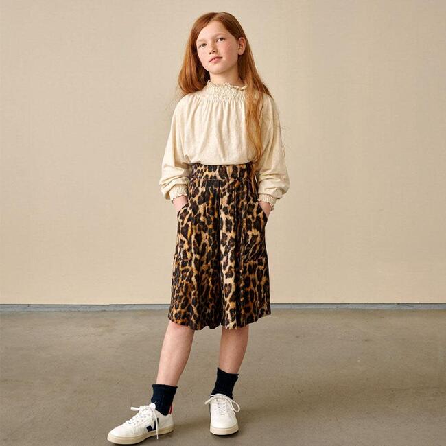 Amici Leopard Skirt, Multicolor - Skirts - 2