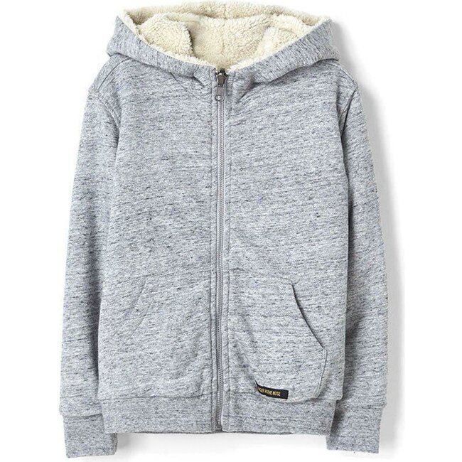Hooper Reversible Sweatshirt, Grey - Sweatshirts - 1 - zoom