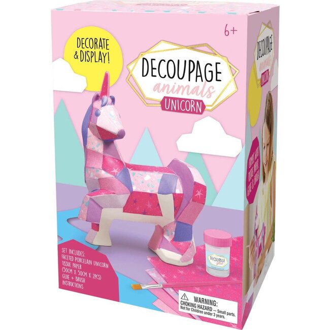 Decoupage Animals, Unicorn - Arts & Crafts - 1