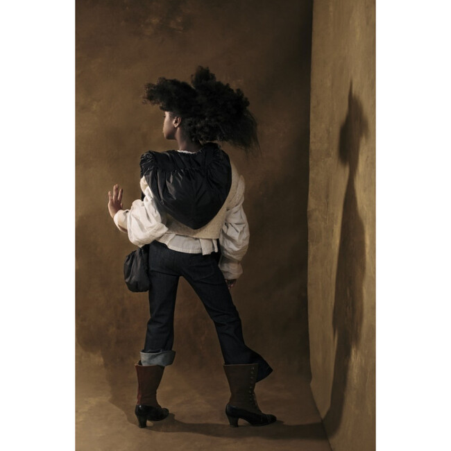 Funk Wide Trousers, Navy - Pants - 3