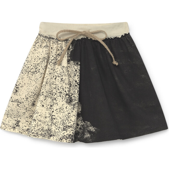Scribble Mini Skirt, Ink - Skirts - 1