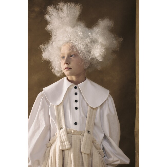 Tanka Oversized Skirt, Cream - Skirts - 5