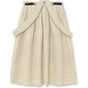 Tanka Oversized Skirt, Cream - Skirts - 7