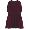 Lyrical Straight Dress, Garnet - Dresses - 1 - thumbnail