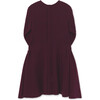 Lyrical Straight Dress, Garnet - Dresses - 4