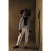 Poet's Cape Jacket, Cream - Jackets - 3