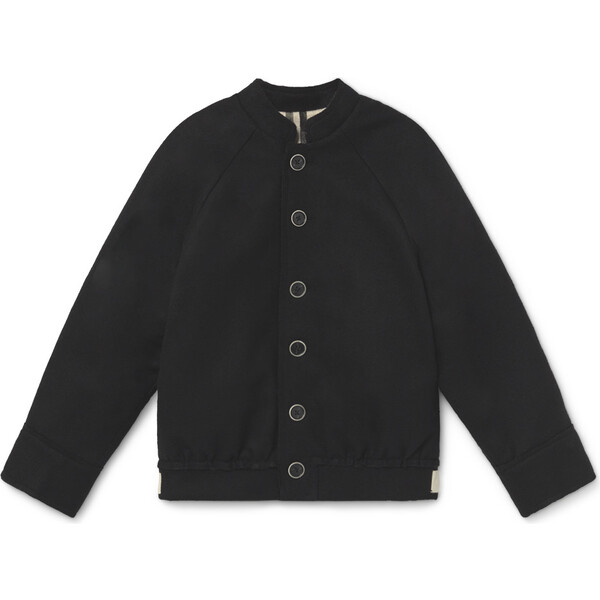 Sonnet Bomber Jacket, Black - Little Creative Factory Outerwear ...