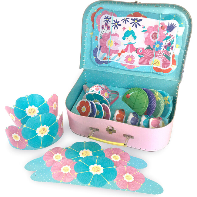 Flower Fairy Tin Tea Set - Developmental Toys - 2