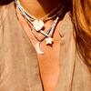 Women's Liberty Heart Charm Necklace, Yellow Daisy - Necklaces - 2