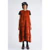 Silvana Dress, Terracota Fur - Dresses - 5