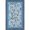 Under A Loggia Blossom Dearie Rug, Blue - Rugs - 1 - thumbnail