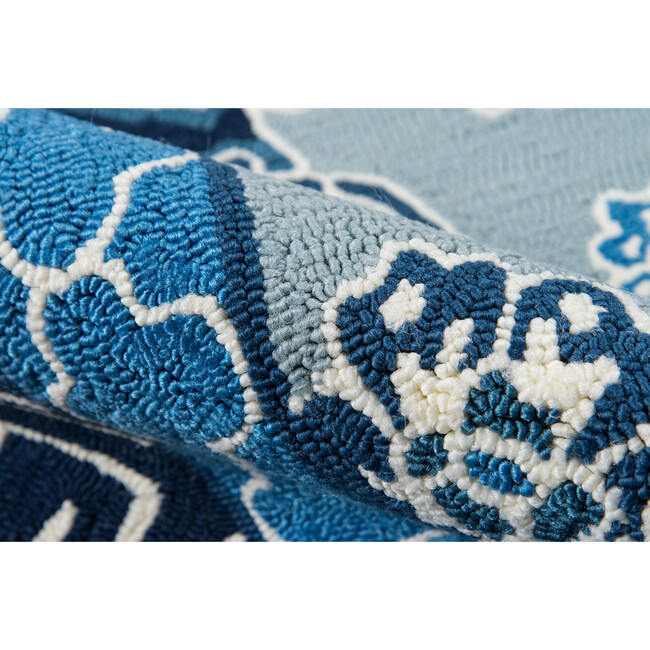 Under A Loggia Blossom Dearie Rug, Blue - Rugs - 3