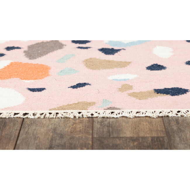 Jem Terrazzo Handwoven Rug, Pink - Rugs - 7