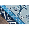 Under A Loggia Blossom Dearie Rug, Blue - Rugs - 4