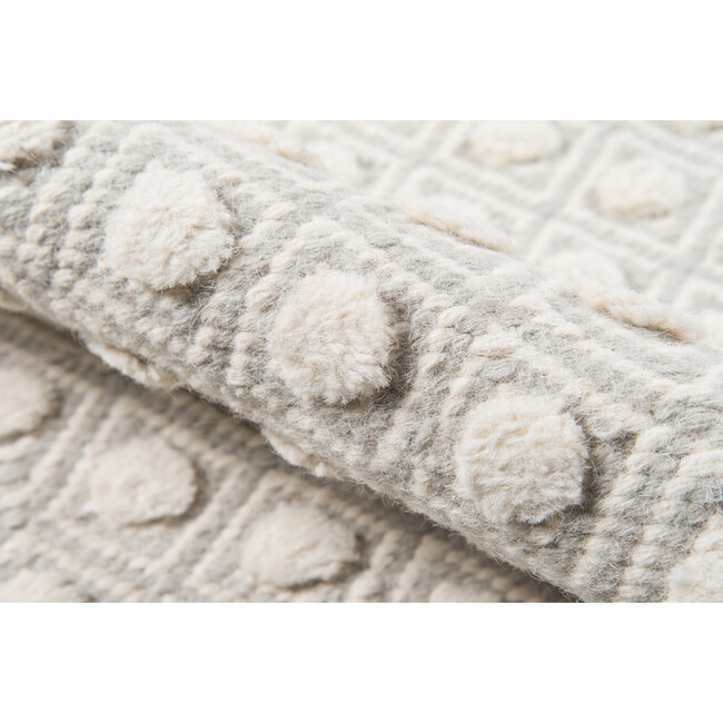 Langdon Windsor Handwoven Wool Rug, Grey - Rugs - 3