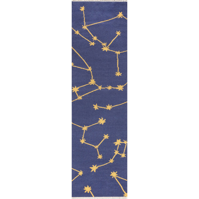 Jem Stella Handwoven Rug, Navy - Rugs - 3