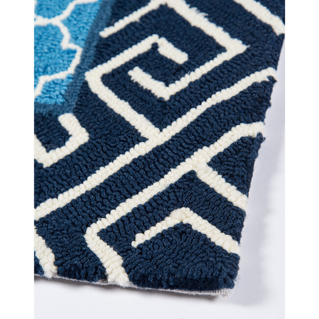 Under A Loggia Blossom Dearie Rug, Blue - Rugs - 7
