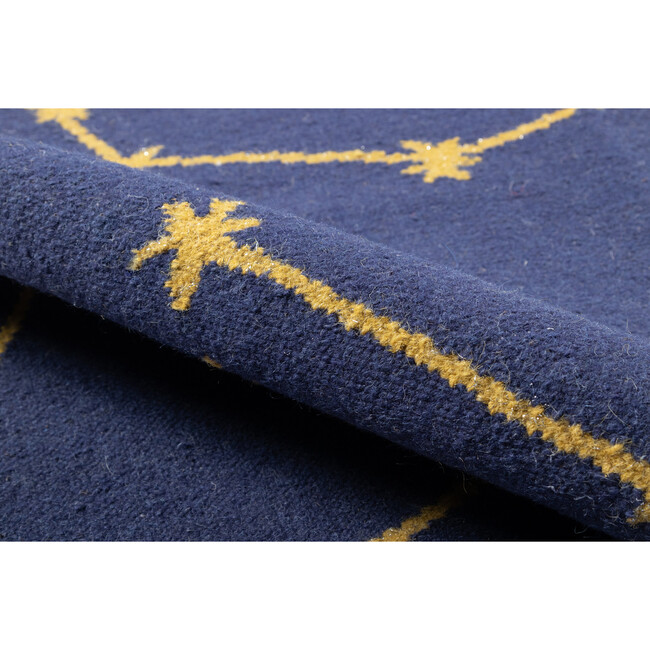 Jem Stella Handwoven Rug, Navy - Rugs - 4