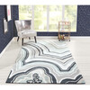 Delmar Agate Hand-Tufted Wool Rug, Blue - Rugs - 7