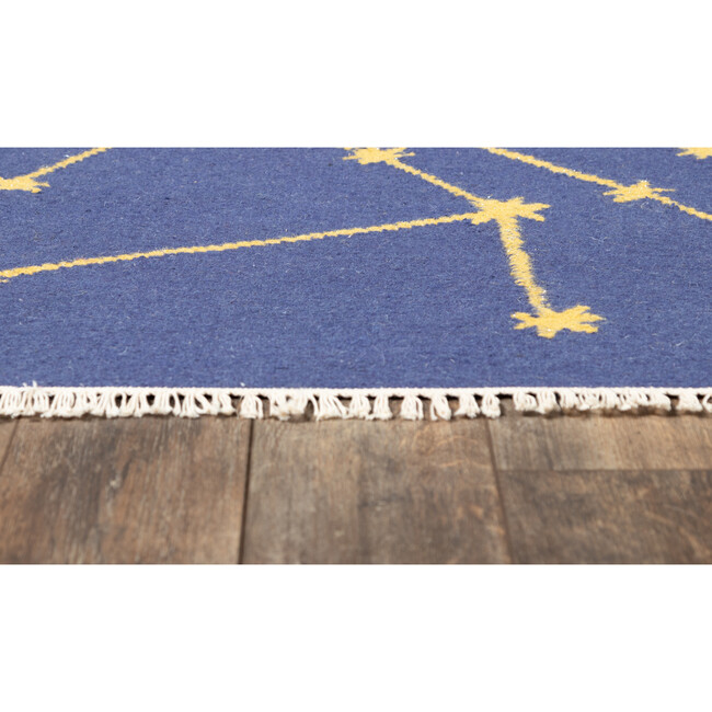 Jem Stella Handwoven Rug, Navy - Rugs - 7