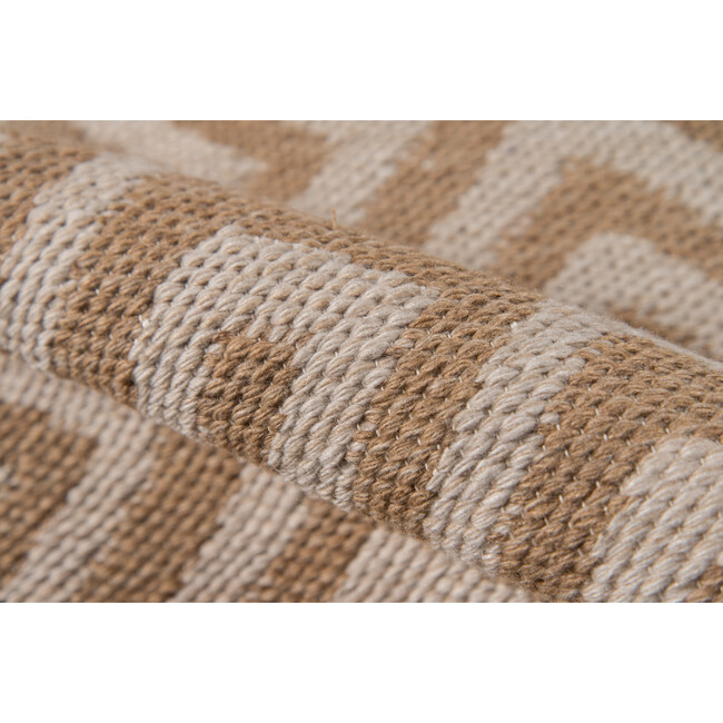 Palm Beach Brazilian Avenue Flatweave Rug, Tan - Rugs - 5