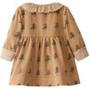 Tree Printed Dress, Brown - Dresses - 2