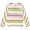 Women's Modern Long, Cream/Avocado/Cherry - Shirts - 1 - thumbnail