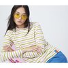 Women's Modern Long, Cream/Avocado/Cherry - Shirts - 2