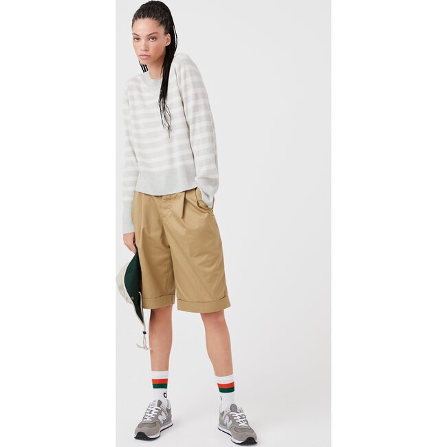 Women's Allegra, Heather Grey/Cream - Sweatshirts - 3