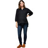 Women's Ava During + Nursing Top, Black - Shirts - 1 - thumbnail