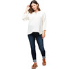 Women's Ava During + Nursing Top, Cream - Shirts - 1 - thumbnail