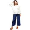 Women's Elliott Cotton Gauze Pant, Navy - Pants - 4