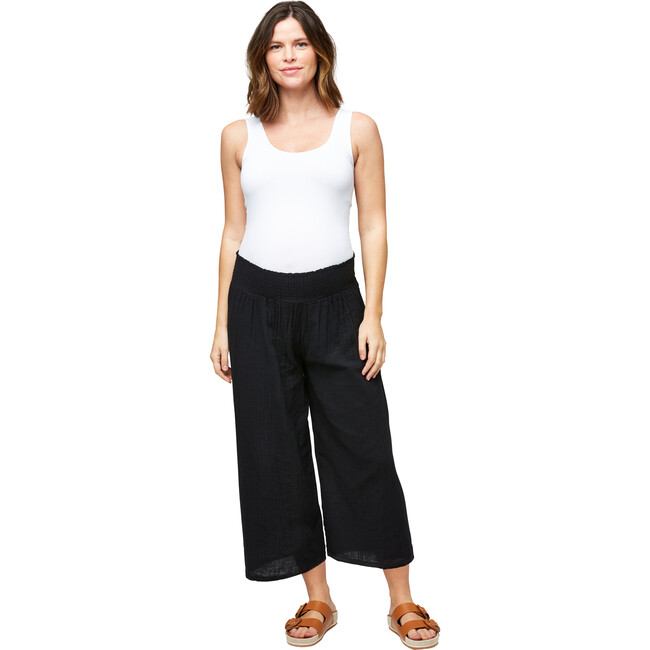 Women's Elliott Cotton Gauze Pant, Black - Pants - 2