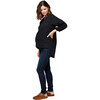 Women's Ava During + Nursing Top, Black - Shirts - 3